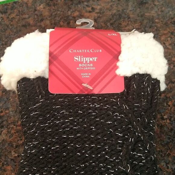 Charter Club Slipper Socks..Uggs Wannabes - Picture 3 of 5